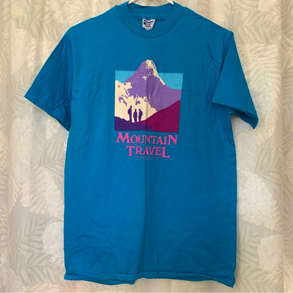 Mountain Travel tee shirt